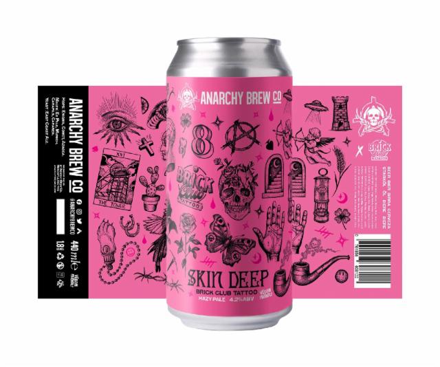 Skin Deep 4.2%, Anarchy Brew Co., England
