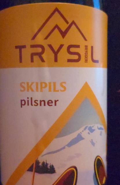 Skipils pilsner 4.7%, Trysil bryggeri, Norway