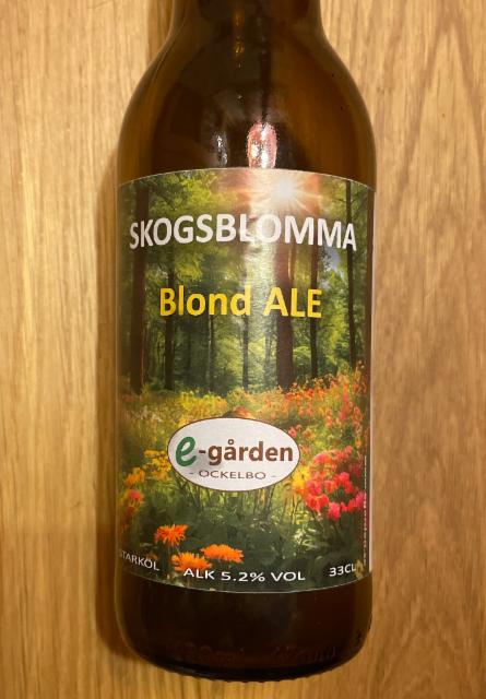 Skogsblomma 5.2%, E-gårdens Bryggeri, Sweden