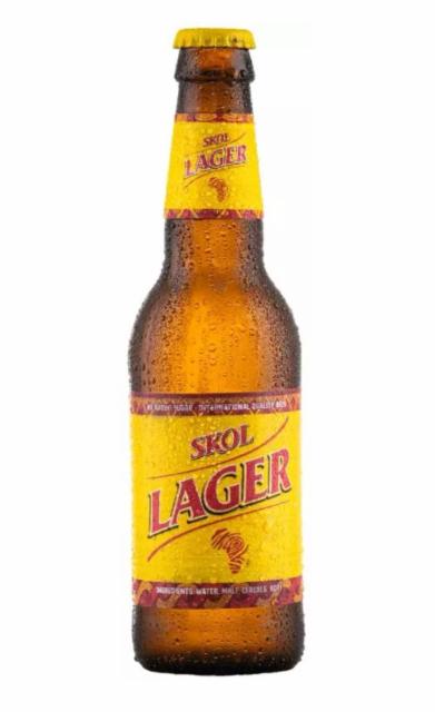Skol Lager 5.0%, Skol Brewery (Unibra), Rwanda