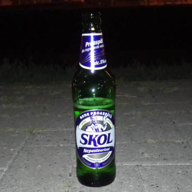 Skol Nepasteurizat 5.0%, Carlsrom Beverage Co. (United Romanian Breweries), Romania