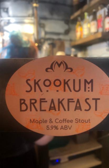 Skookum Breakfast 5.9%, Dancing Man Brewery, England