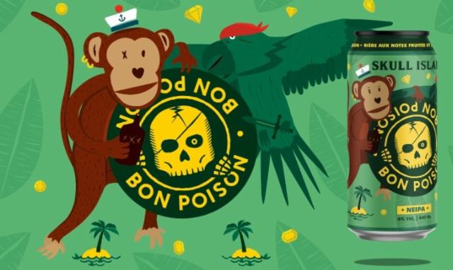 Skull Island 6.0%, Brasserie Bon Poison, France