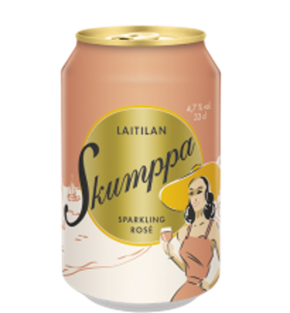 Skumppa Sparkling Rosé 4,7%, Laitilan Wirvoitusjuomatehdas, Finland