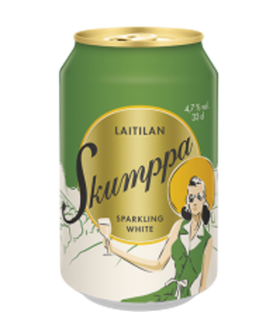 Skumppa Sparkling White 4.7%, Laitilan Wirvoitusjuomatehdas, Finland