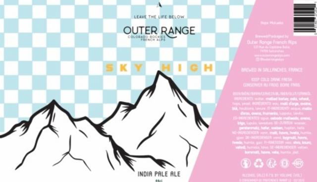 Sky High 6.7%, Outer Range Brewing Co. (France), France