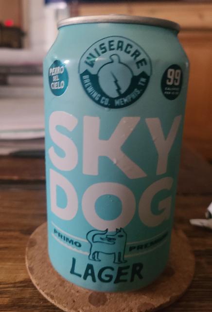 skydog lager 4.0%, Wiseacre Brewing, United States