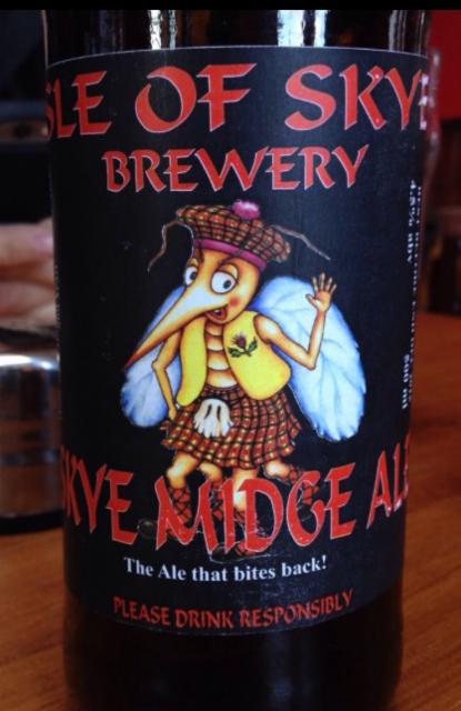 Skye Midge Ale 4.0%, Isle Of Skye Brewing Co, Scotland