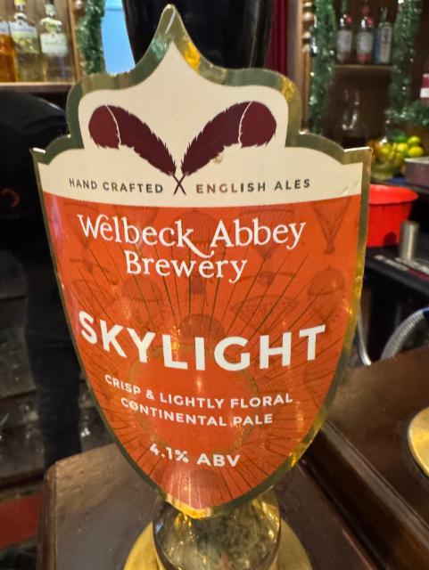 Skylight, Welbeck Abbey Brewery