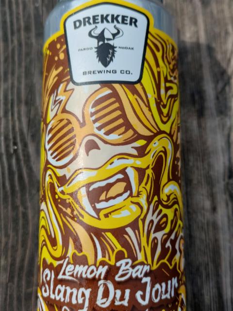 Slang Du Jour Lemon Bar 6.7%, Drekker Brewing Company, United States