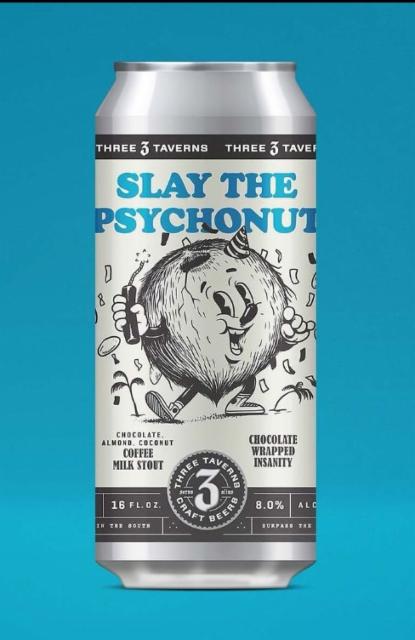 slay the psychonut 8.0%, Three Taverns Craft Brewery, United States
