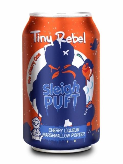 Sleigh Puft - The Cherry One 5.2%, Tiny Rebel Brewing, Wales