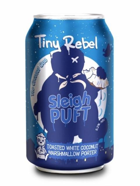 Sleigh Puft - The Coconut One 5.2%, Tiny Rebel Brewing, Wales
