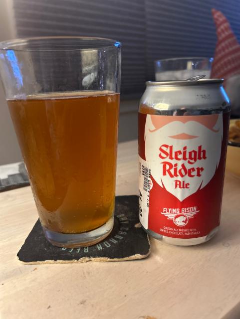 Sleigh Rider Ale 6.3%, Flying Bison Brewing, United States