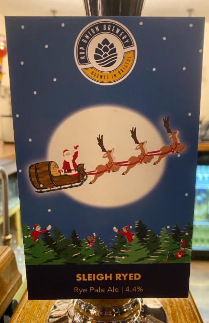 Sleigh Ryed 4.4%, Hop Union Brewery, England