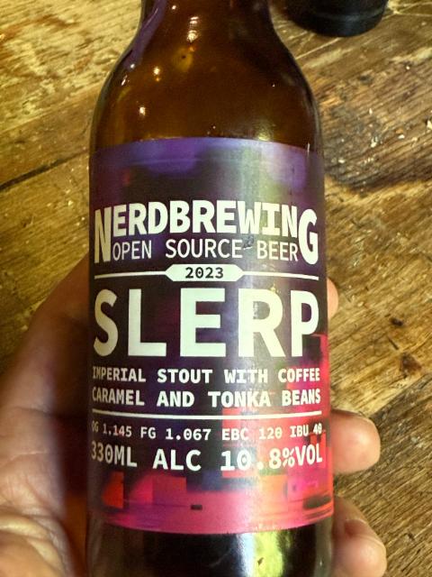 Slerp 10.8%, Nerdbrewing, Sweden