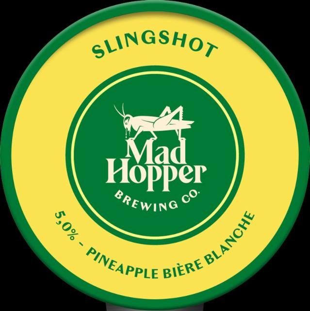 Slingshot - Pineapple Bière Blanche 5.0%, Mad Hopper Brewing Co., Finland