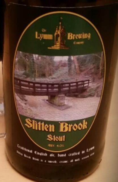 Slitten Brook Stout 4.0%, Lymm Brewing Company, England