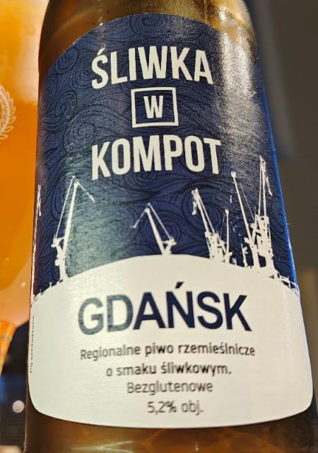 Śliwka w kompot 5.2%, Kultowy Browar Staropolski, Poland