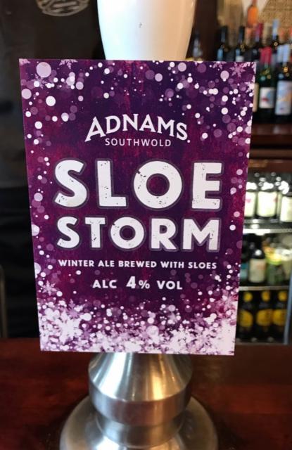 Sloe Storm 4.0%, Adnams, England