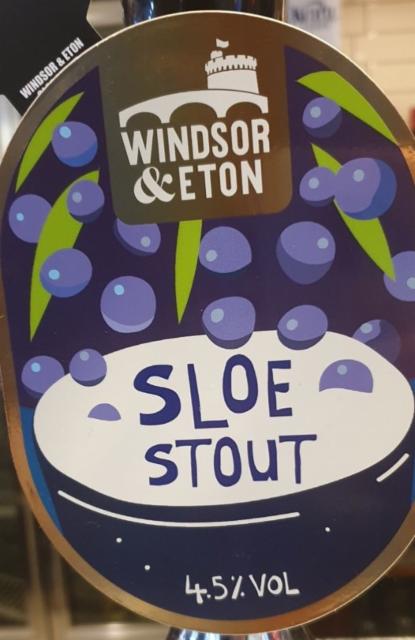 Sloe Stout 4.5%, Windsor & Eton Brewery, England