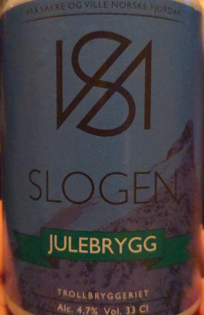 Slogen julebrygg 4.7%, Trollbryggeriet, Norway