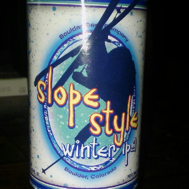 Slope Style Winter IPA 6.4%, Boulder Beer Company, United States