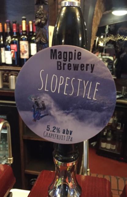 Slopestyle 5.2%, Magpie Brewery, England