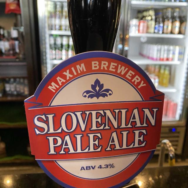 Slovenian Pale Ale 4.3%, Maxim Brewery, England