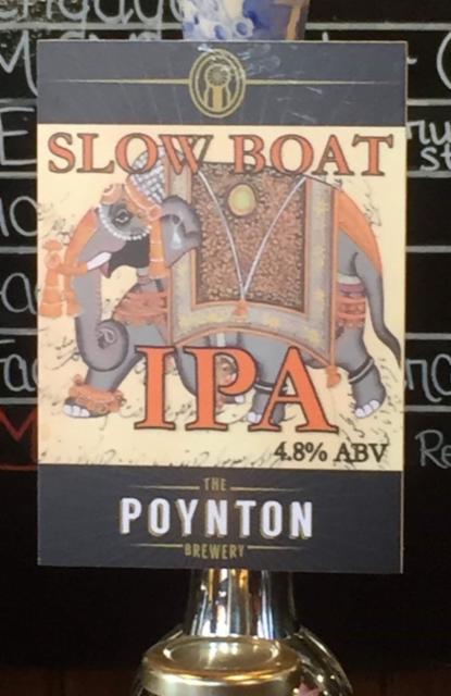Slow Boat IPA 4.8%, The Poynton Brewery, England