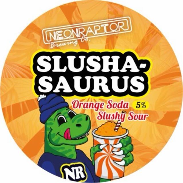 Slushasaurus Orange Soda, Neon Raptor Brewing Co.