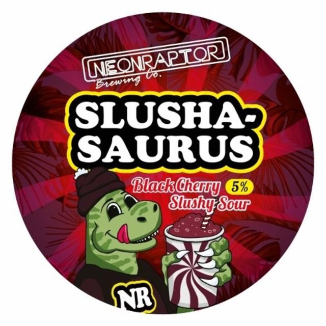 Slushasaurus Black Cherry 5.0%, Neon Raptor Brewing Co., England