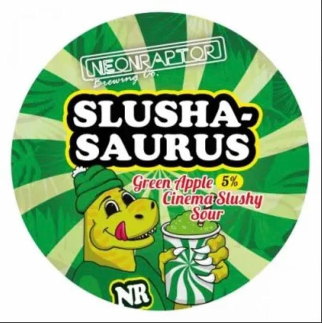 Slushasaurus Green Apple 5.0%, Neon Raptor Brewing Co., England