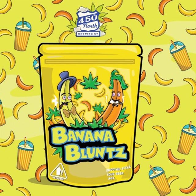 Slushy XL Banana Bluntz 5.3%, 450 North Brewing Company, United States