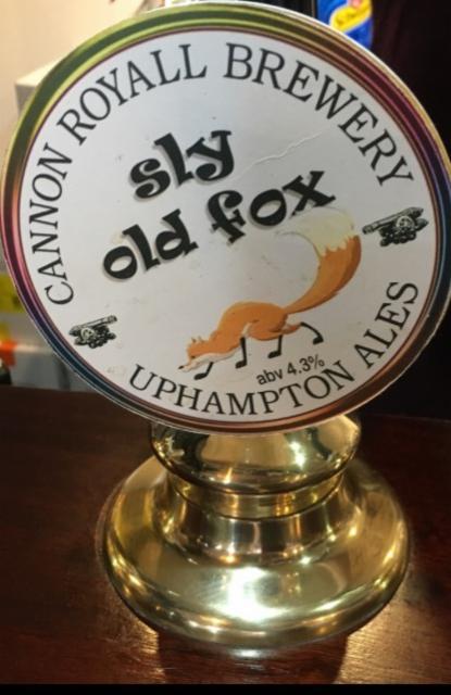 Sly Old Fox 4.3%, Cannon Royall Brewery, England