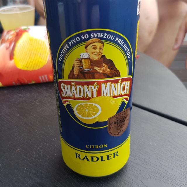 Smädny mních radler citron 1.8%, Pivovary Topvar (SABMiller), Slovakia