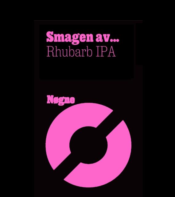 Smagen av... Rhubarb IPA 6.0%, Nøgne Ø, Norway
