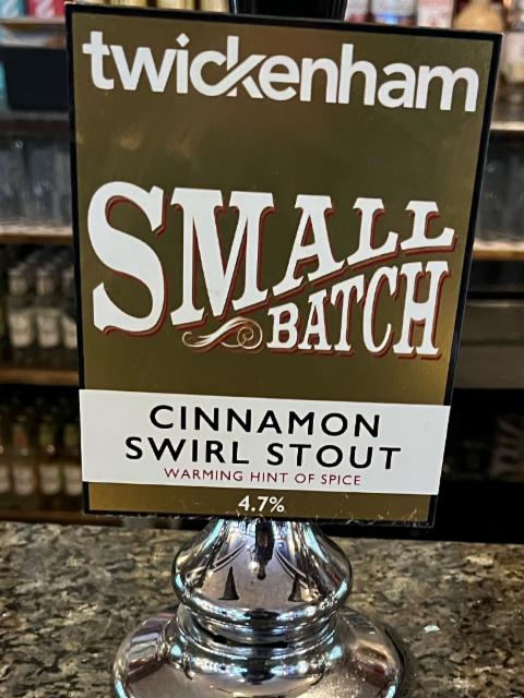 Small Batch - Cinnamon Swirl Stout 4.7%, Twickenham Fine Ales, England
