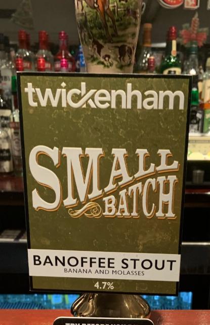 Small Batch Banoffee Stout 4.7%, Twickenham Fine Ales, England