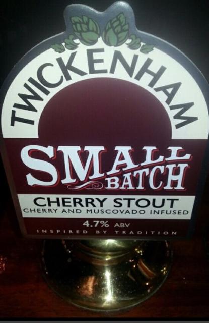 Small Batch Cherry Stout 4.7%, Twickenham Fine Ales, England