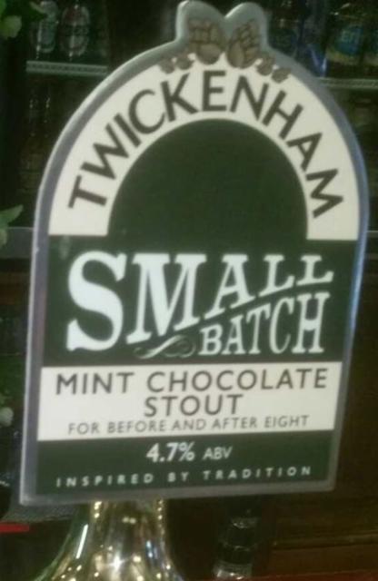 Small Batch Mint Chocolate Stout, Twickenham Fine Ales