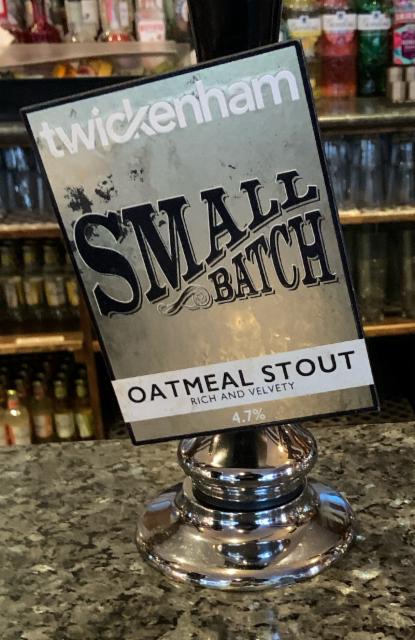 Small Batch Oatmeal Stout 4.7%, Twickenham Fine Ales, England
