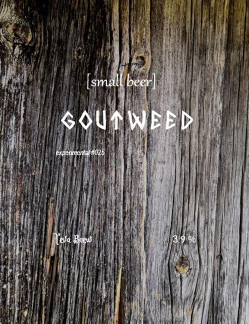 Small Beer: Goutweed 3.9%, Teva Brew, Finland