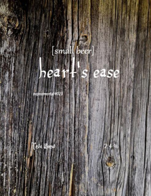 Small Beer: Heart's Ease 2.4%, Teva Brew, Finland