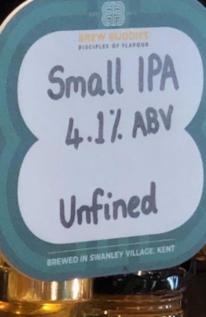 Small IPA (SIPA) 4.1%, Brew Buddies, England