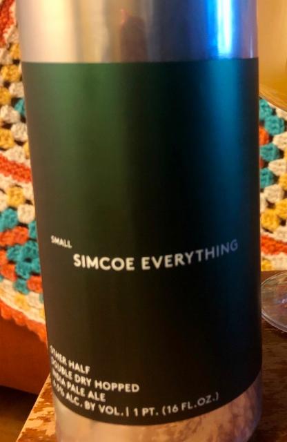 Small Simcoe Everything 6.5%, Other Half Brewing Co., United States