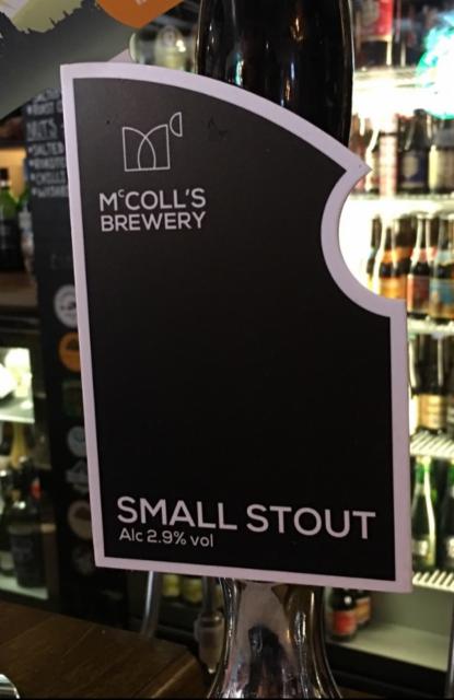 Small Stout 2.9%, McColl's Brewery, England