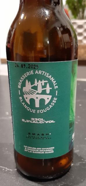 SMASH IPA 5.3%, Brasserie Blanque Fougasse, France
