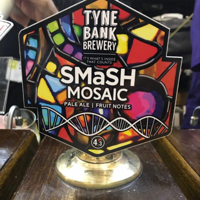 Smash Mosaic 4.3%, Tyne Bank Brewery, England