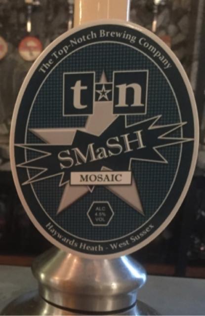 SMaSH Mosaic 4.5%, The Top Notch Brewing Company, England